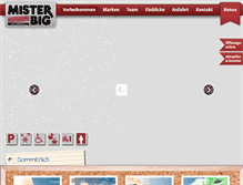 Tablet Screenshot of misterbig.de